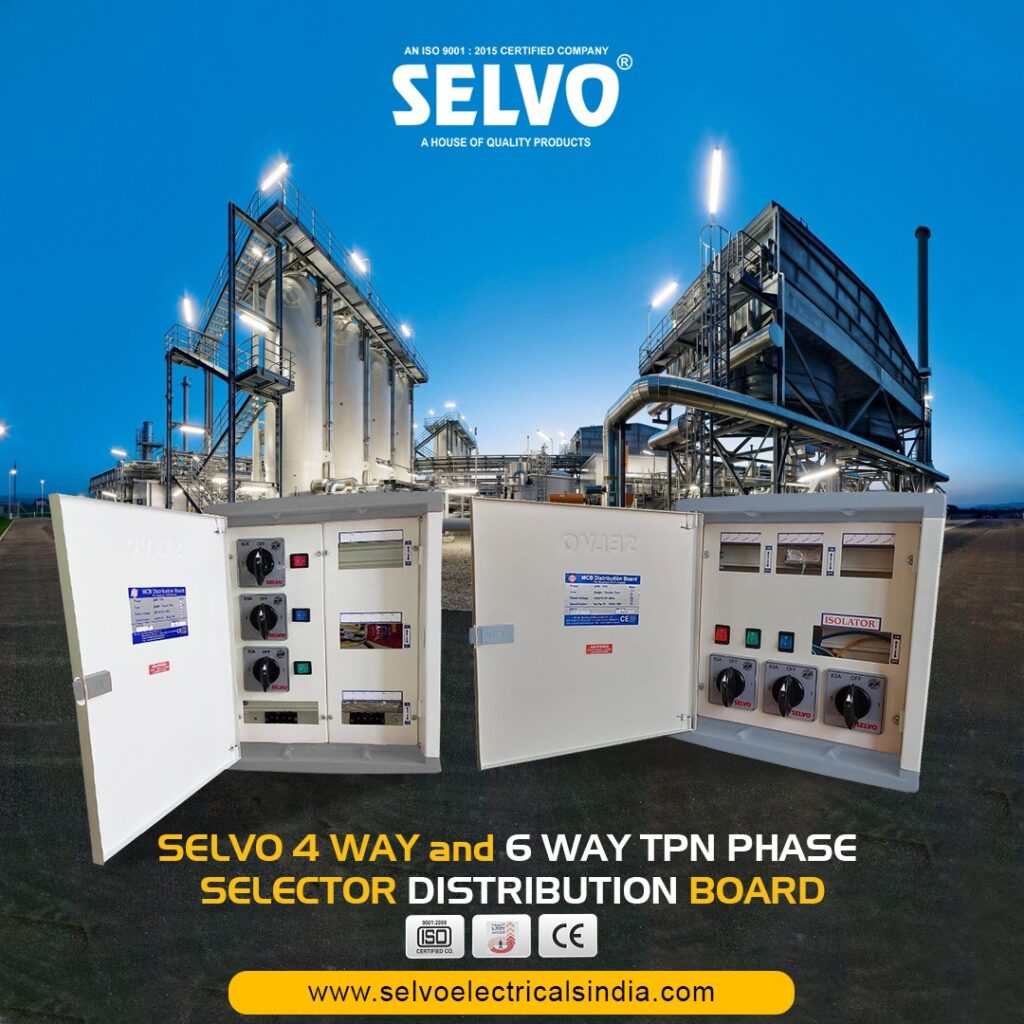 Phase selector distribution board